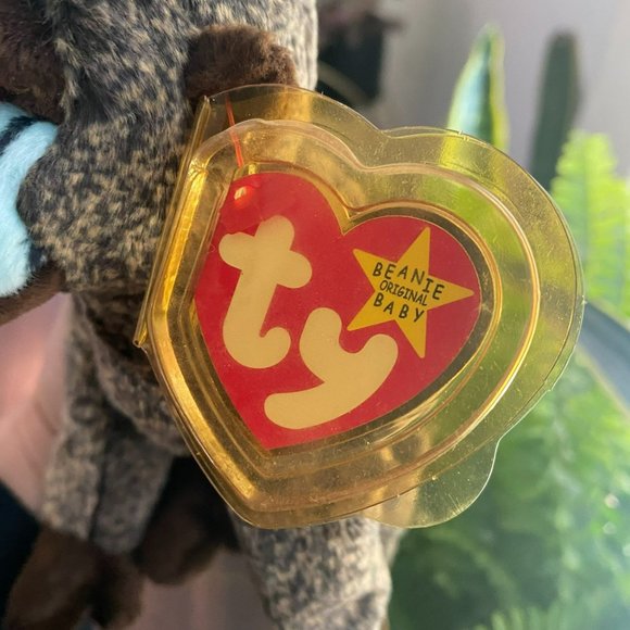 Ty Beanie Baby -  Cheeks the Mandrill / Baboon - Style Number #04250 - Picture 3 of 8